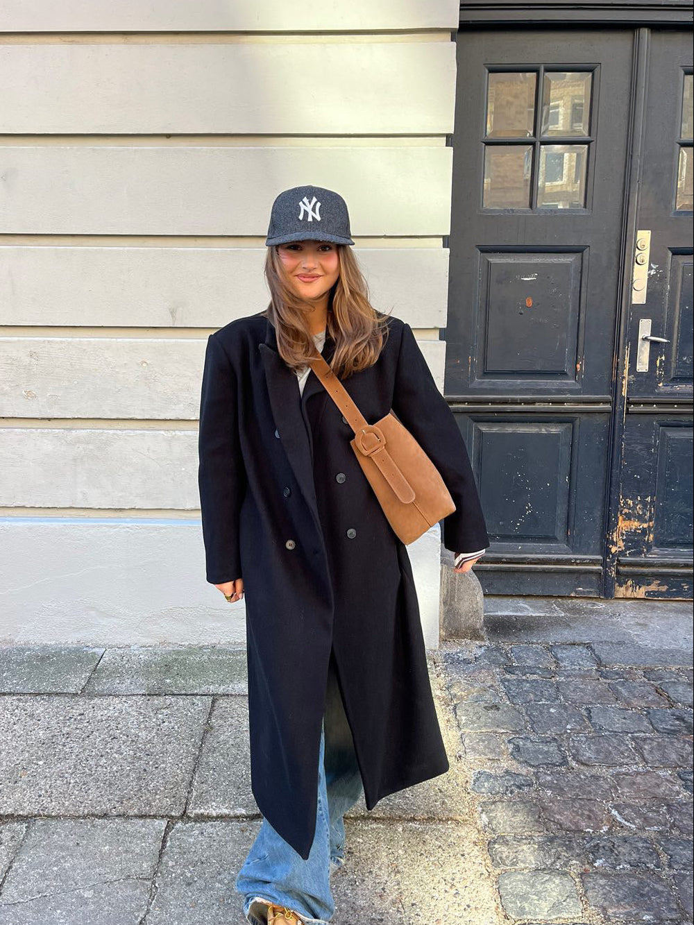 Alva oversized frakke - Sort