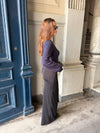 Simona 2 ways bindebluse - Navy