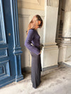Simona 2 ways bindebluse - Navy