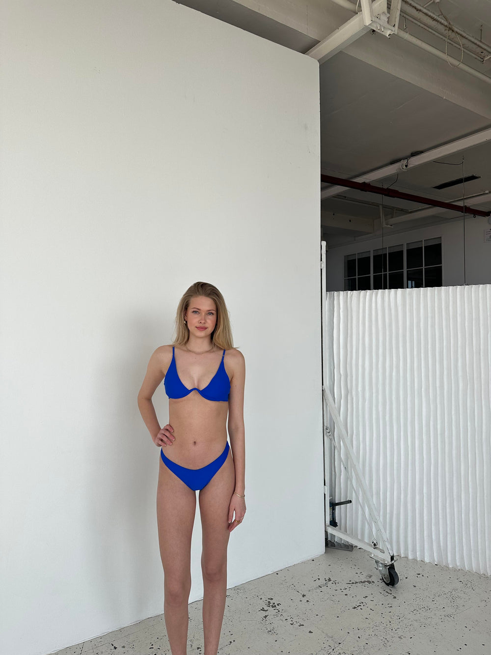 Kanvas bikini - Blå