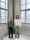 Angel hørbluse - hvid