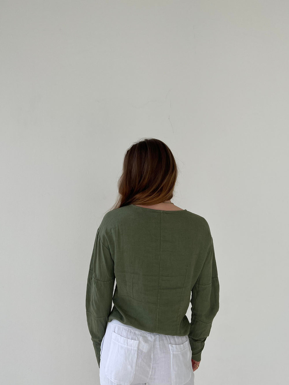 Angel hørbluse - Kaki