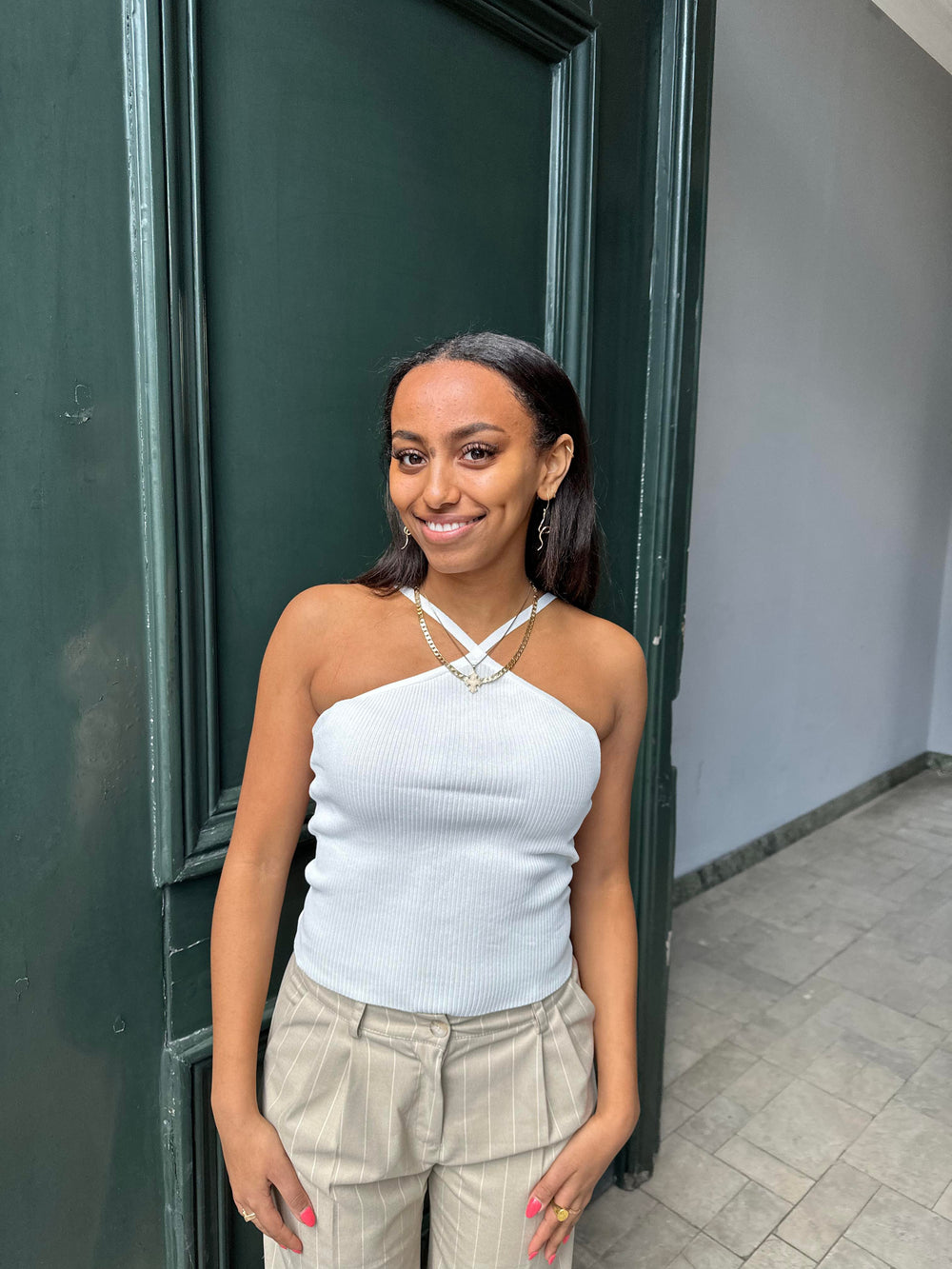 Clarissa top - Hvid