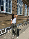 Lesley Parachute bukser - Kaki
