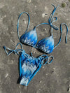 Breezy glitter bikini - Blå