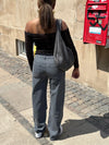 Nuna lavtaljede jeans - Grå