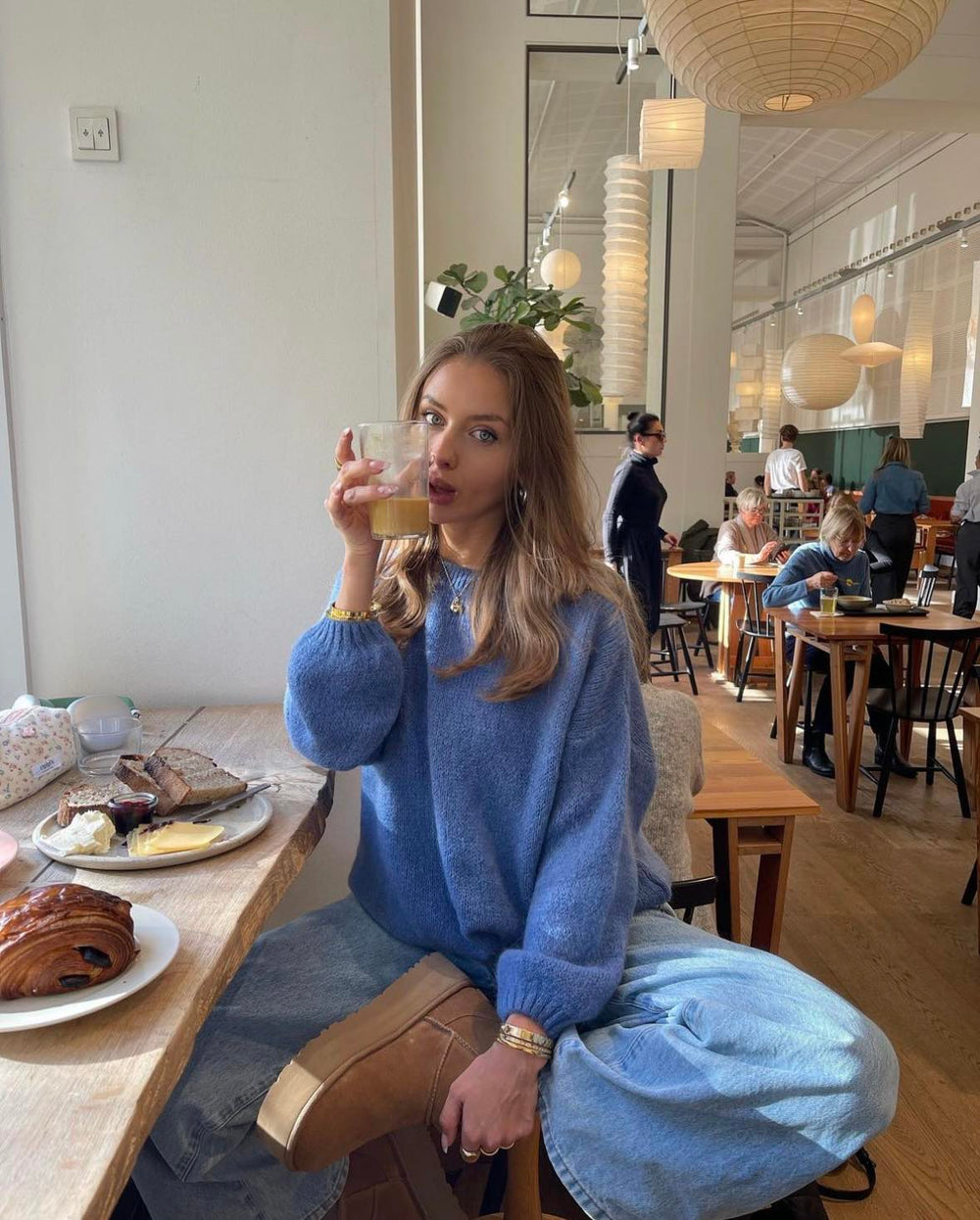 Miti strik - Blå