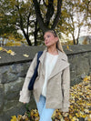 Catinka kort trenchcoat - Sand