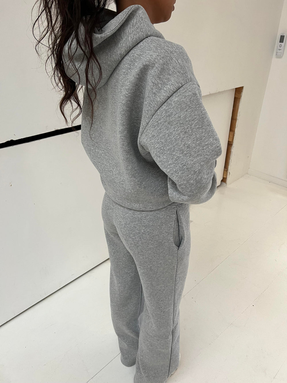 Anelise hoodie - Grå melange