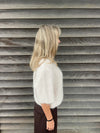 Elise t-shirt strik - Beige