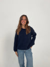 Genevieve striktrøje - Navy