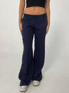 Britney lavtaljede suit bukser - navy