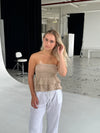 Ayia nederdel/top - Beige