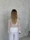 Maddy bluse i blonde - Hvid