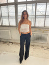 Zera tubetop i blonde - Hvid