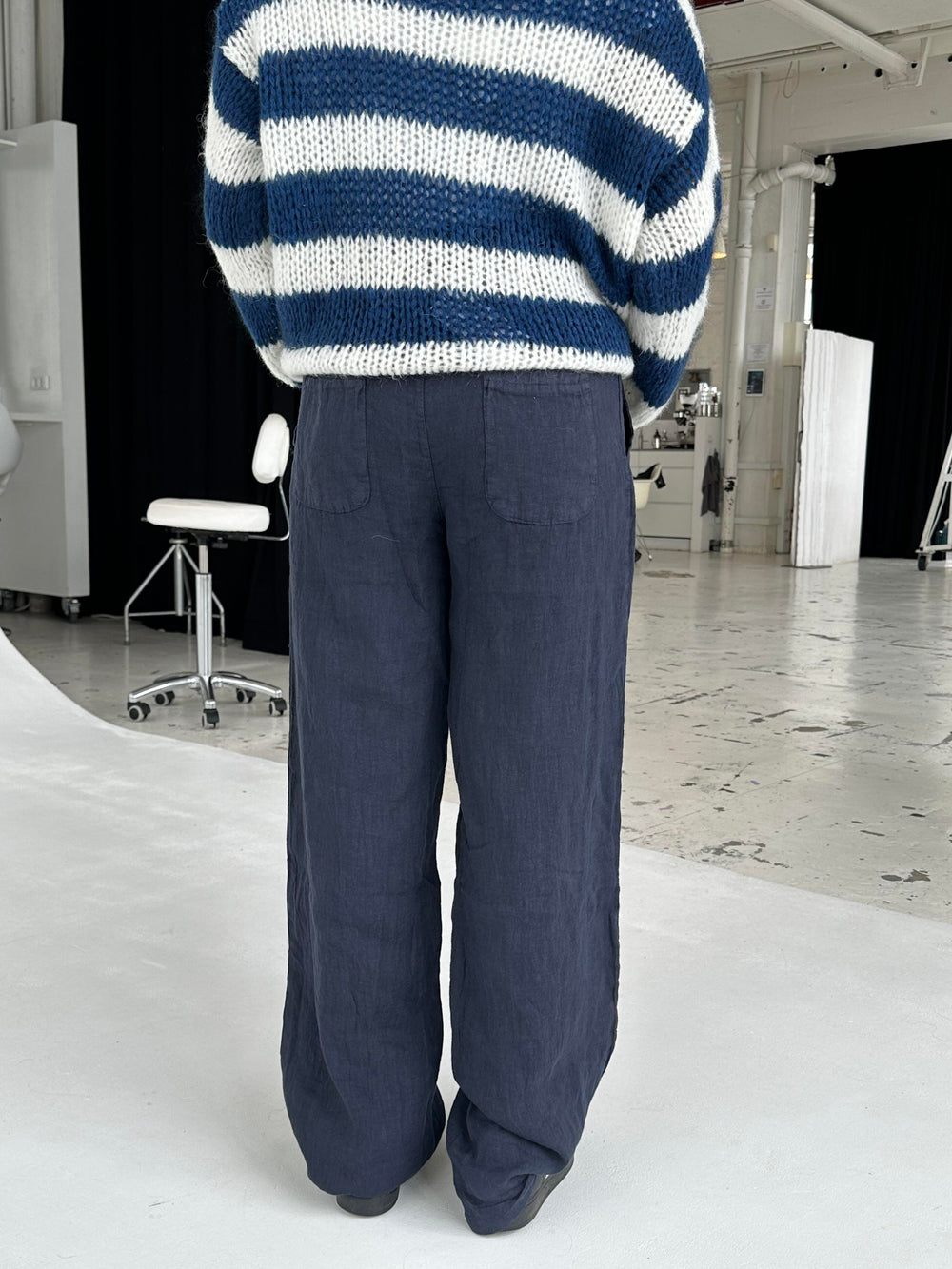 Maluca hørbukser - Navy