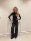 Marla blonde bukser - Navy
