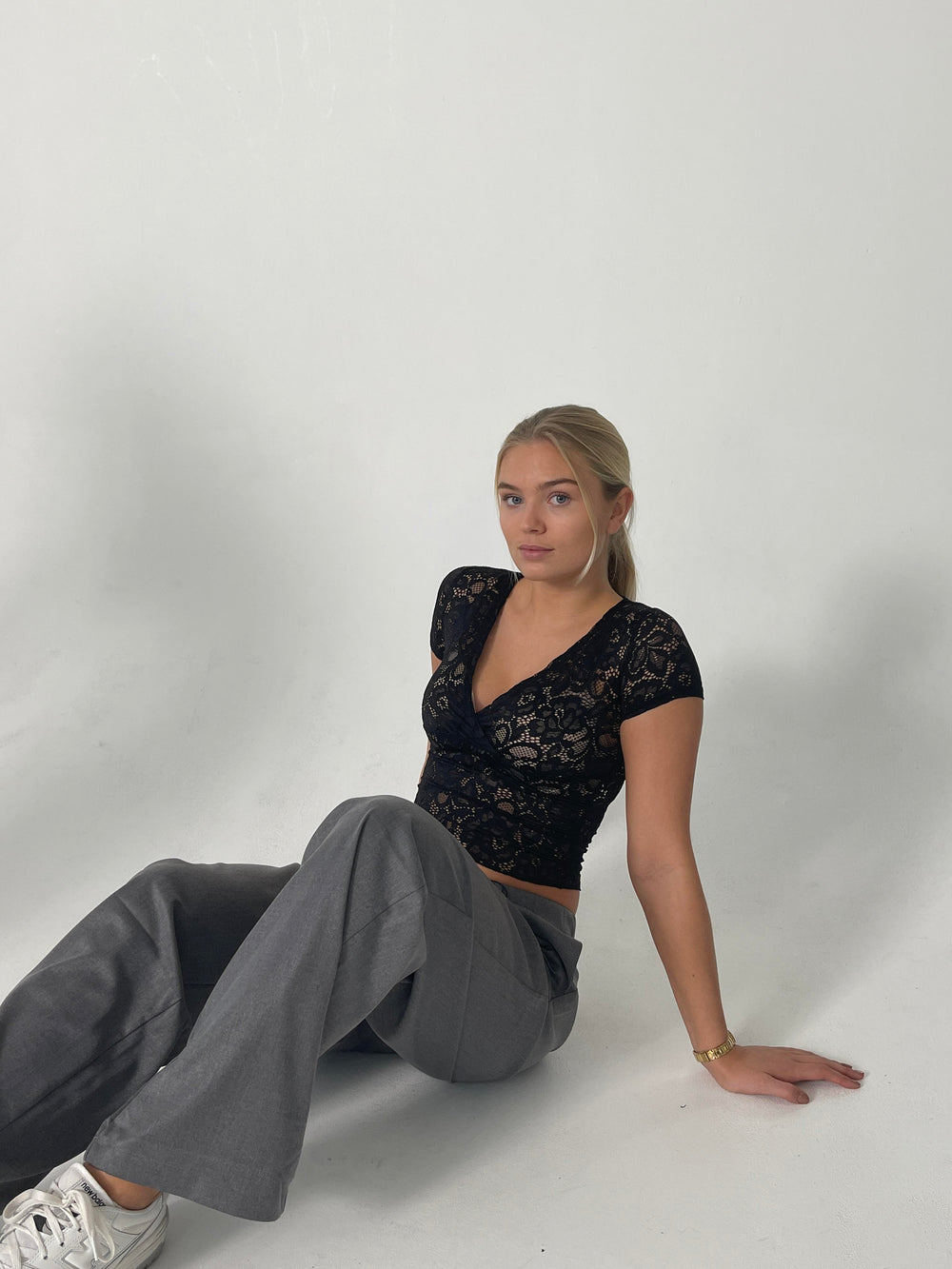 Bernadette blondetop - sort