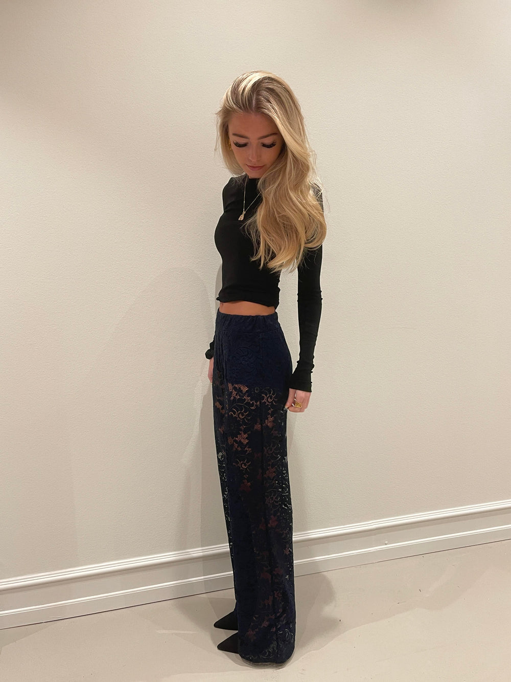 Marla blonde bukser - Navy