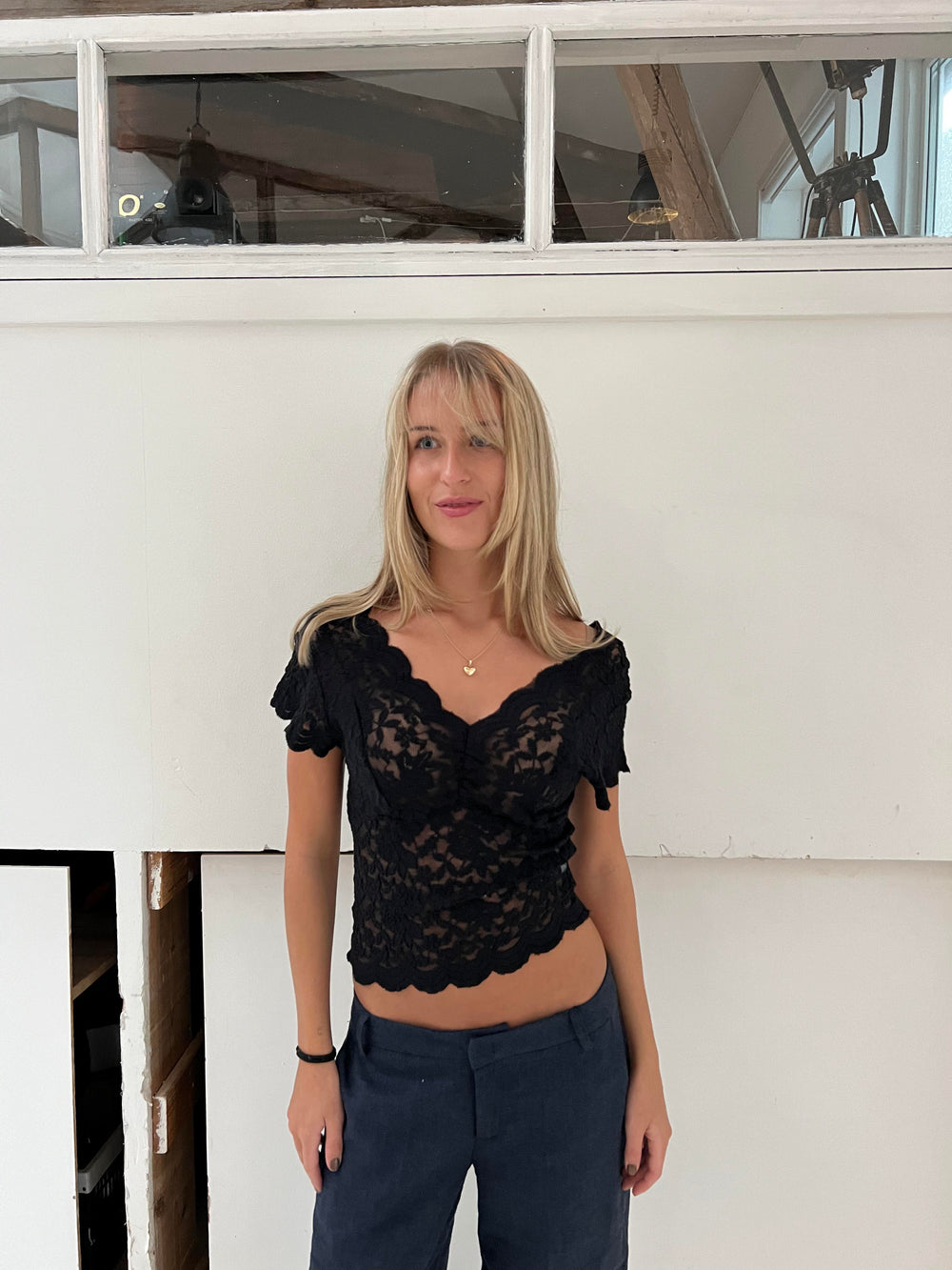 Isabel blondetop - Sort
