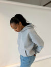 Anelise hoodie - Grå melange
