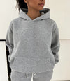 Anelise hoodie - Grå melange