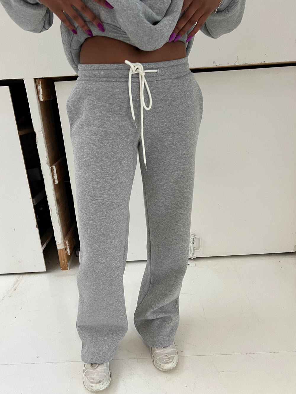 Anelise sweatpants - Grå melange