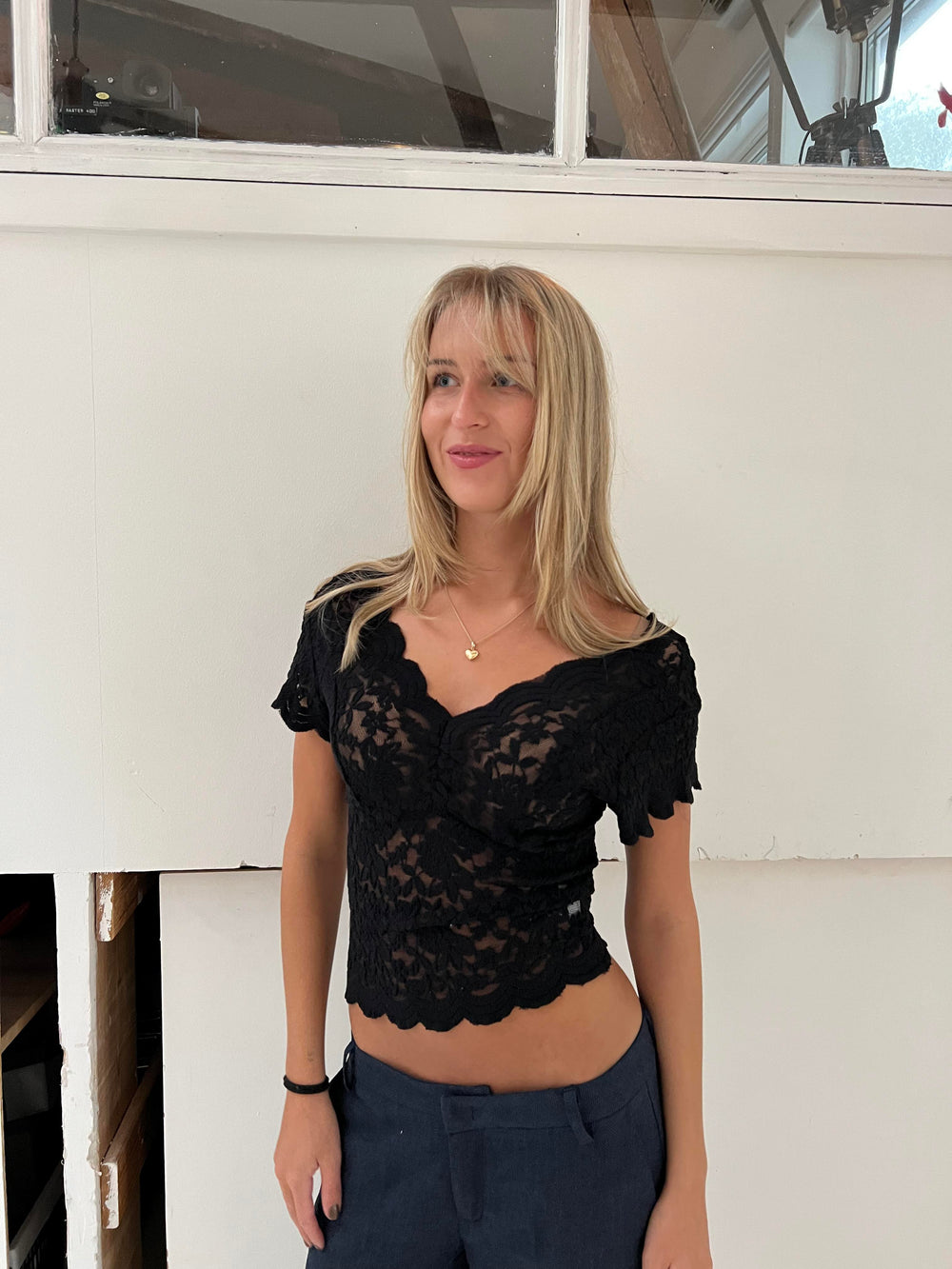 Isabel blondetop - Sort