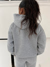 Anelise hoodie - Grå melange