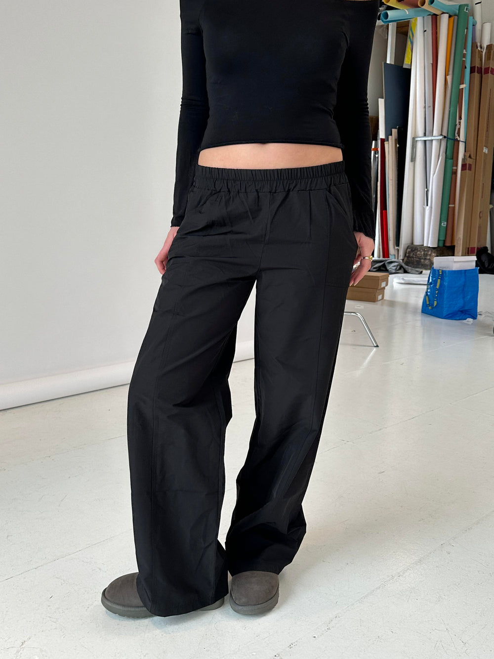 Tiff trackpants - Sort