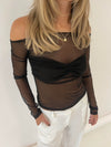 Galia bluse - Sort