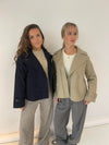 Catinka kort trenchcoat - Sand