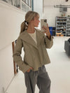 Catinka kort trenchcoat - Sand
