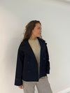 Catinka kort trenchcoat - Navy
