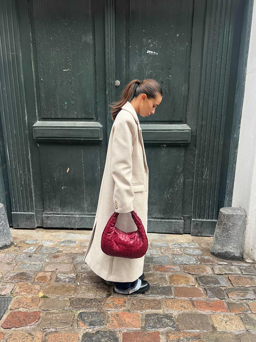 Paris taske - Vinrød