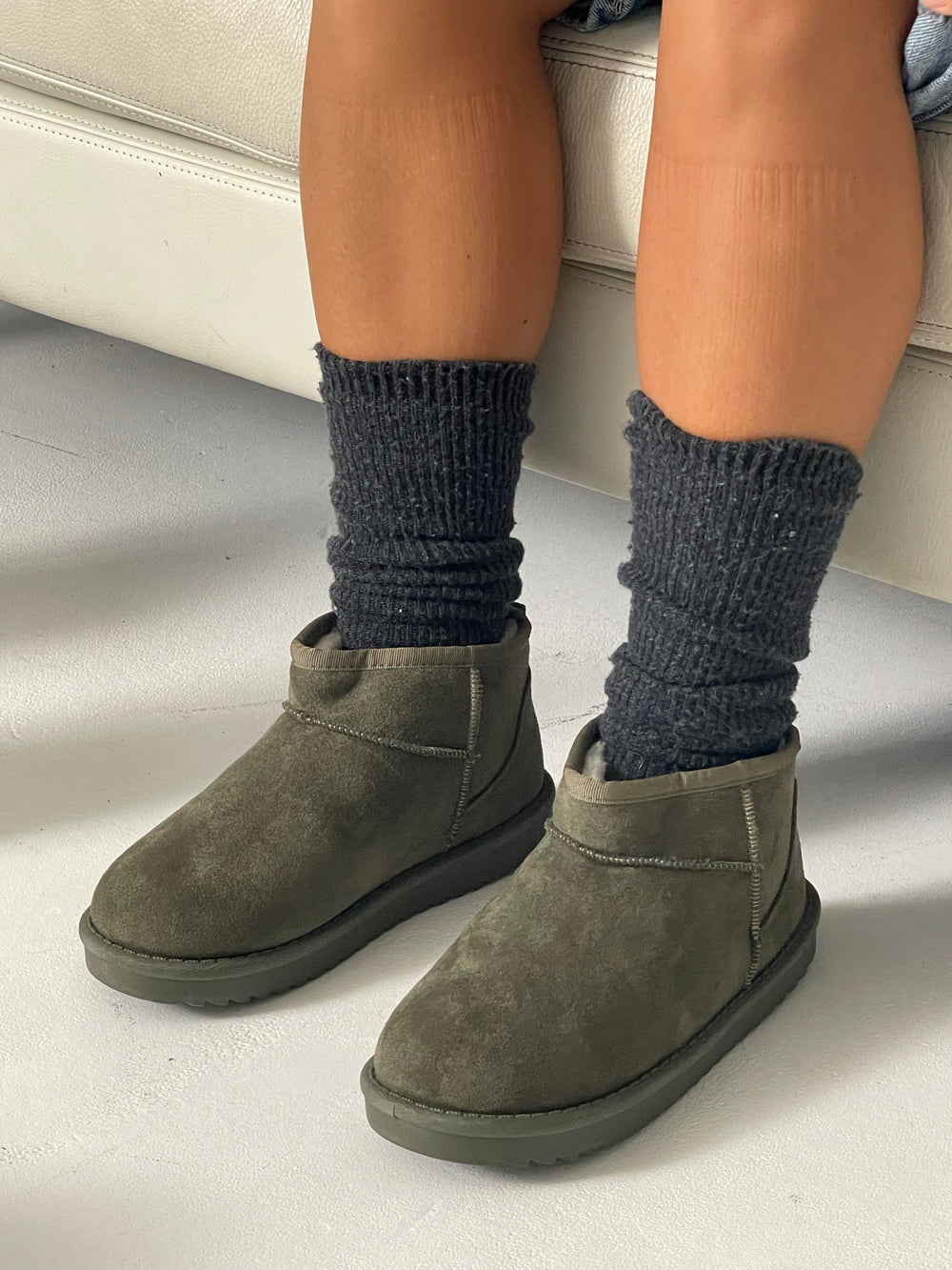 Malabo bamsestøvle kort - Kaki