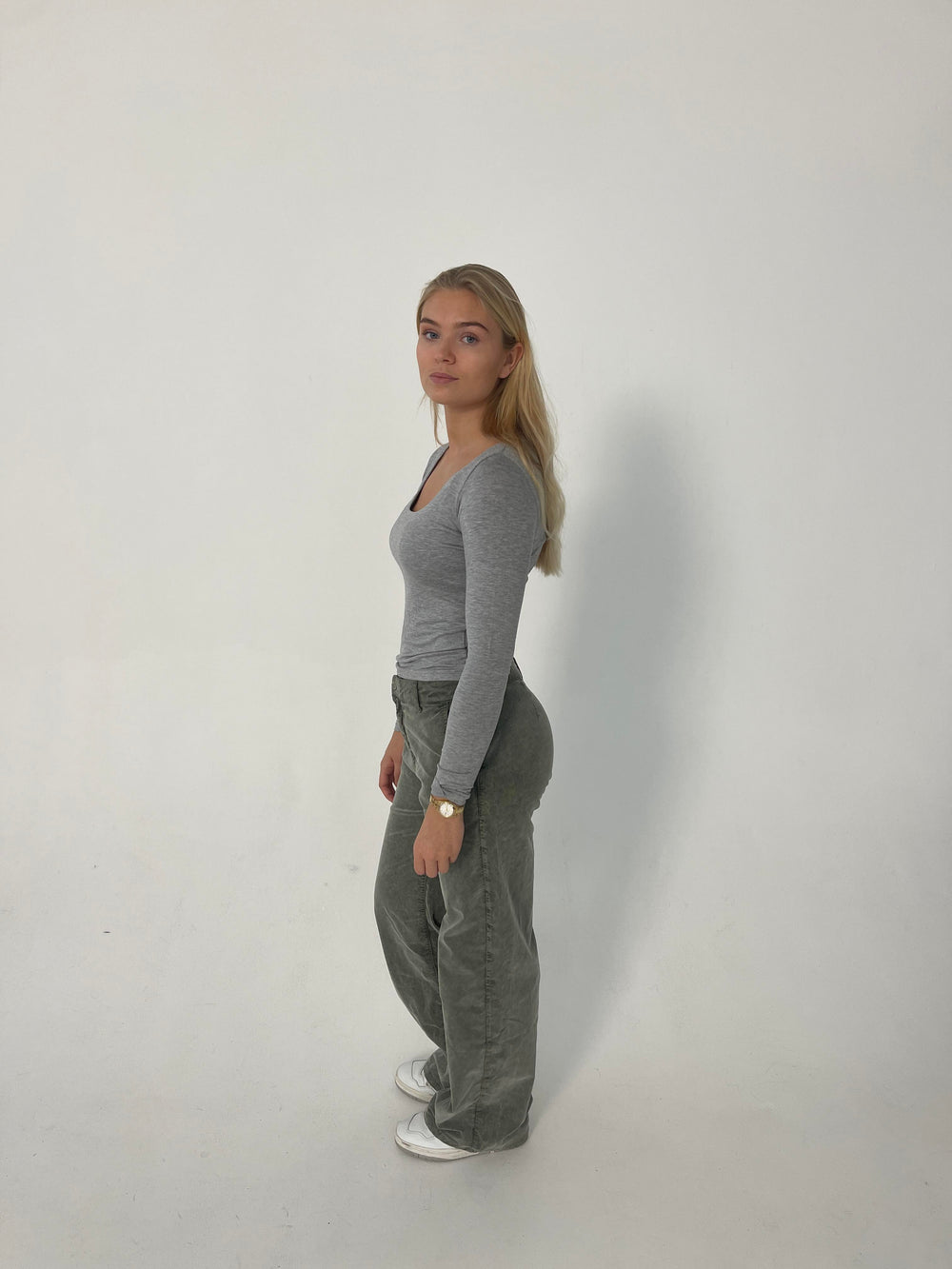 Noely bukser - Kaki