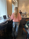 Elise t-shirt strik - Lyserød