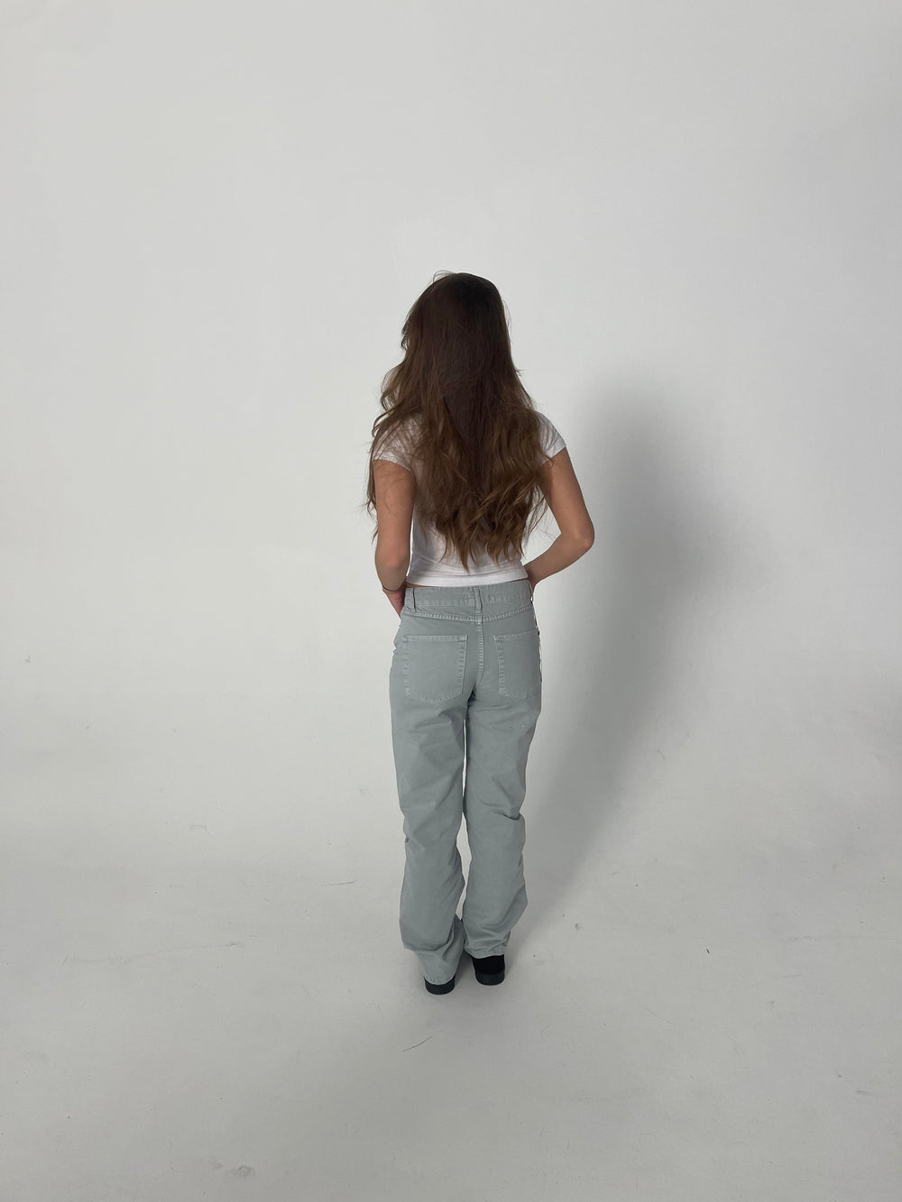 Josie jeans - Lysegrå