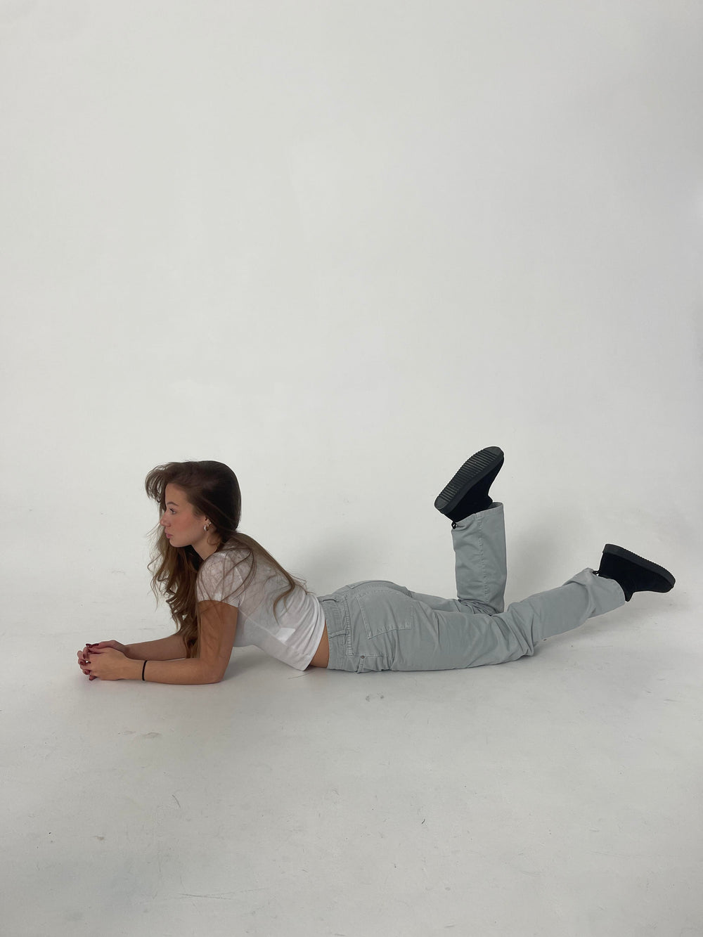 Josie jeans - Lysegrå