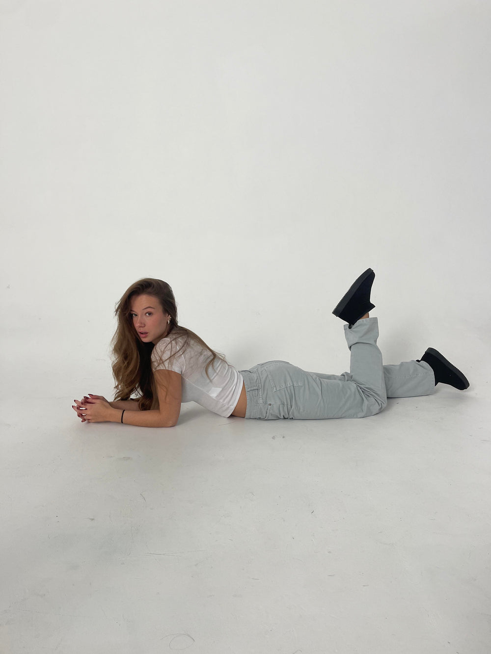 Josie jeans - Lysegrå