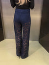Marla blonde bukser - Navy