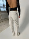Anemon oversized jeans - Hvid