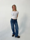 Sage baggy jeans - Mørkeblå denim
