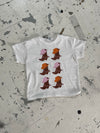 "Cowboy boots" baby tee - Hvid