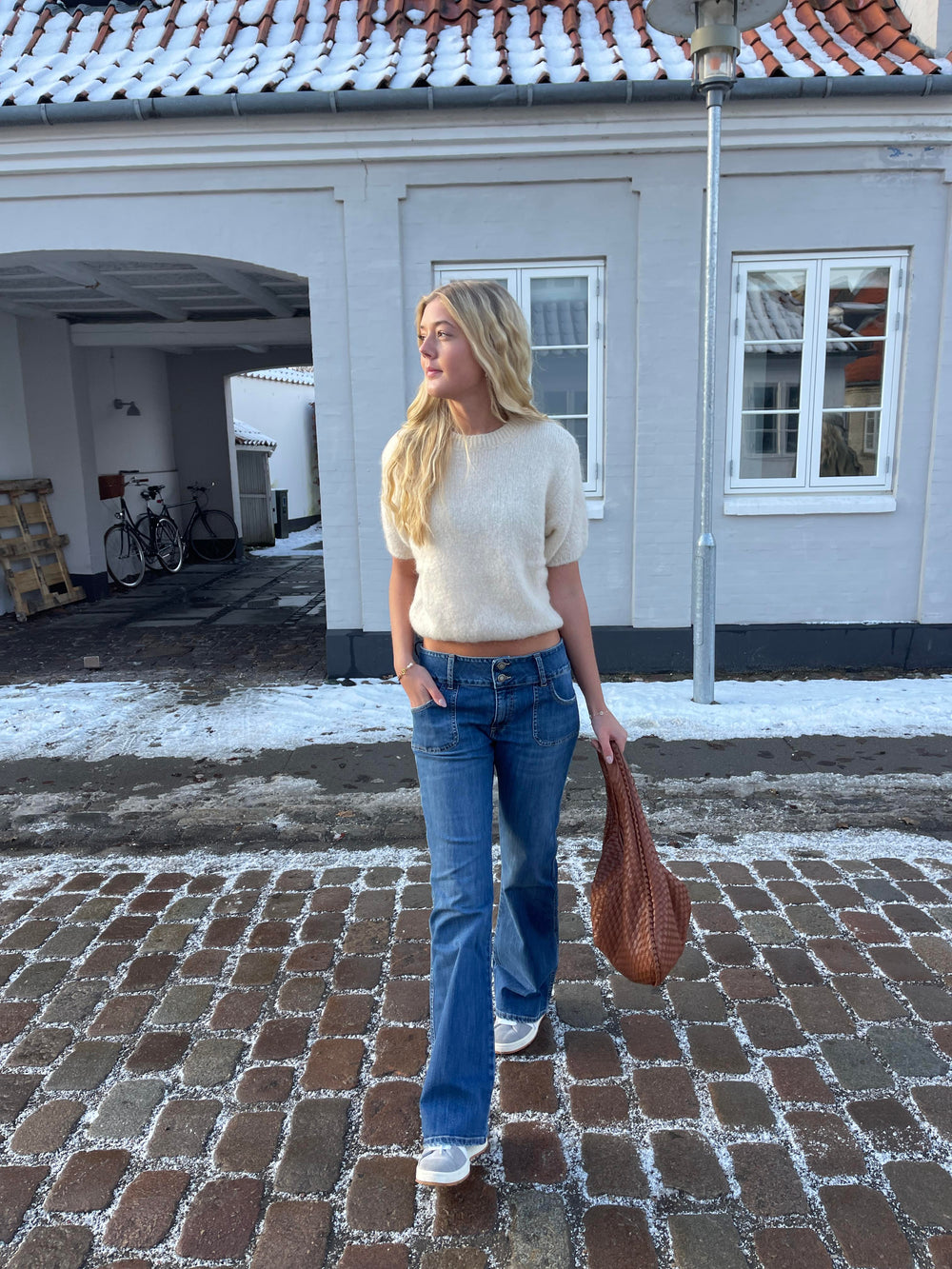 Amani bootcut jeans - Blå denim
