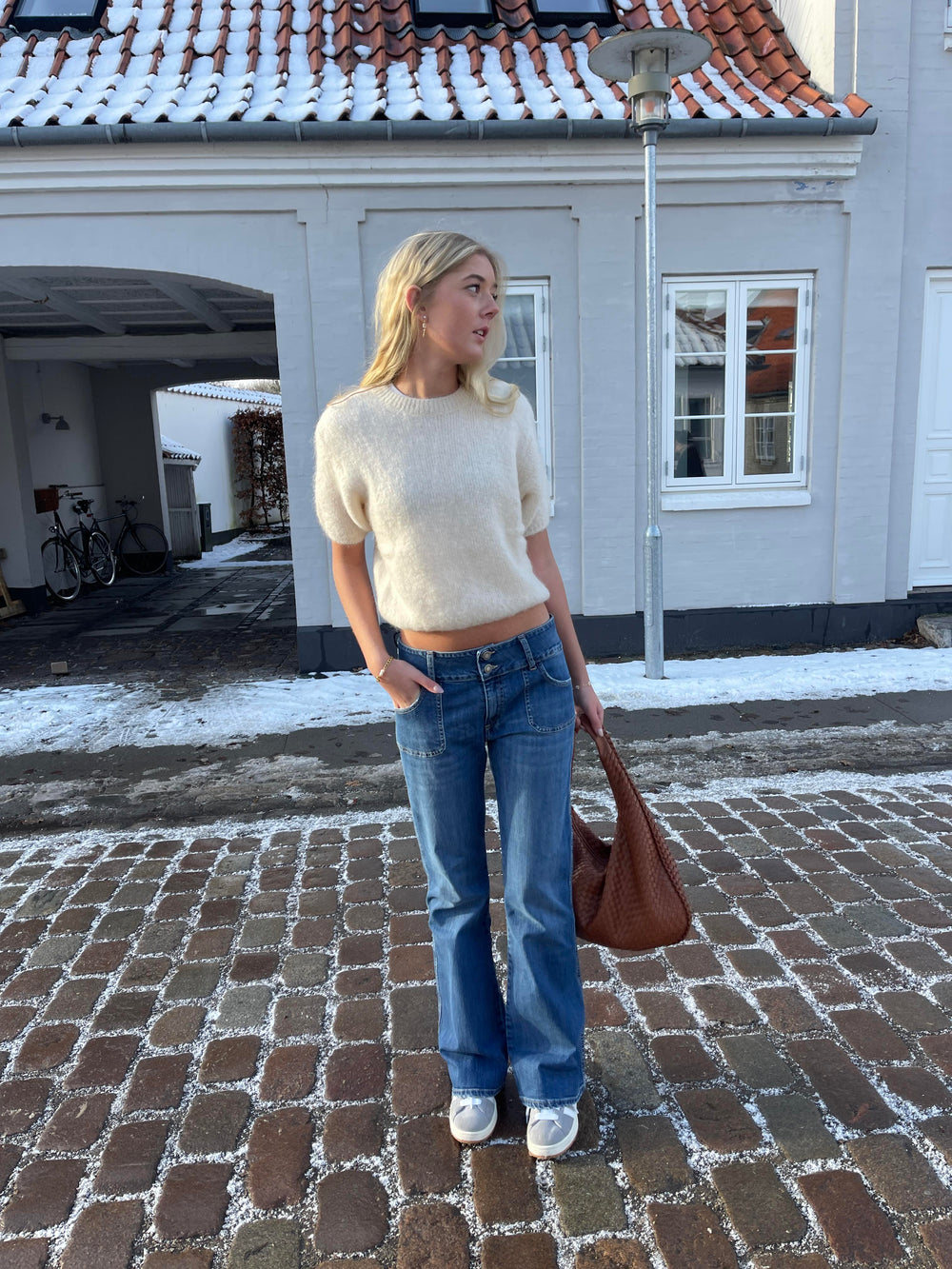 Amani bootcut jeans - Blå denim