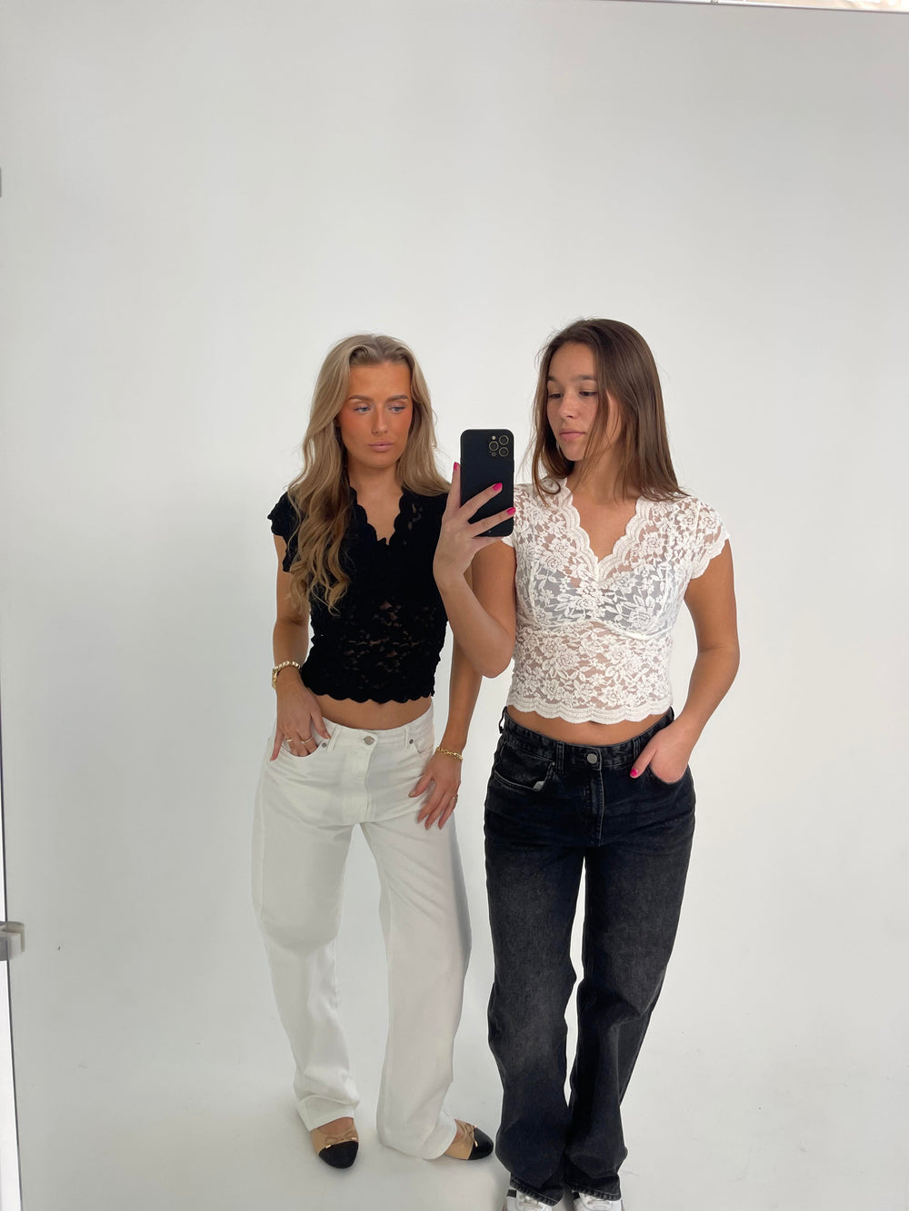 Isabel blondetop - Hvid