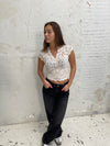 Isabel blondetop - Hvid