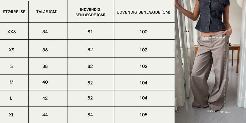 Størrelsesguide
